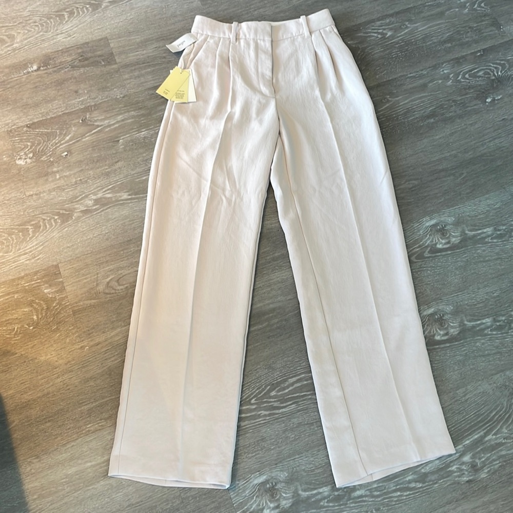 Aritzia Wilfred effortless pant vin gris NWT